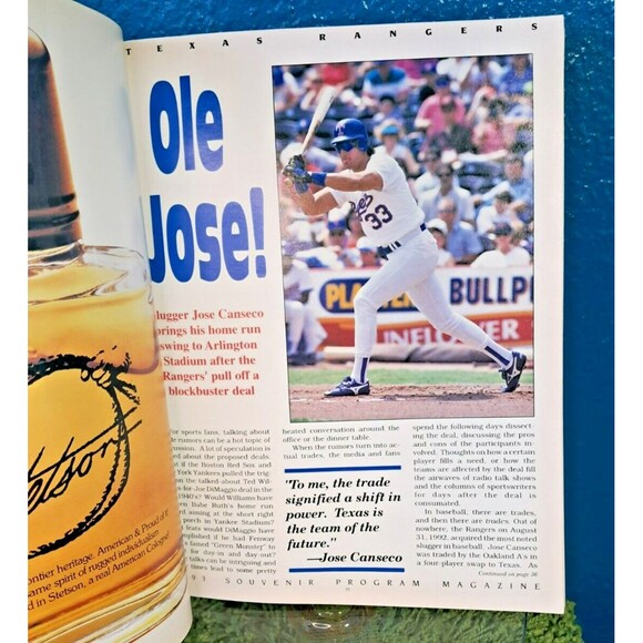 1993 Texas Rangers Official Souvenir Program Nolan Ryan Farewell - Picture 9 of 10